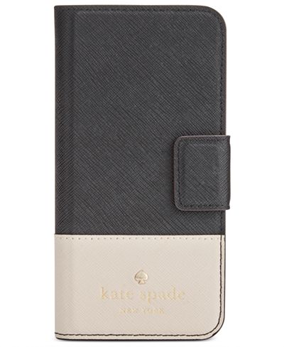 kate spade new york Leather Wrap iPhone 7 Folio Case - Handbags ...