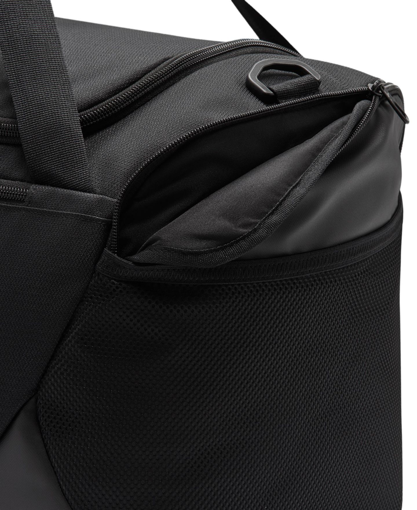 Мужская сумка Nike Brasilia Training Duffel, цвет: Чёрный / Белый — фото 9