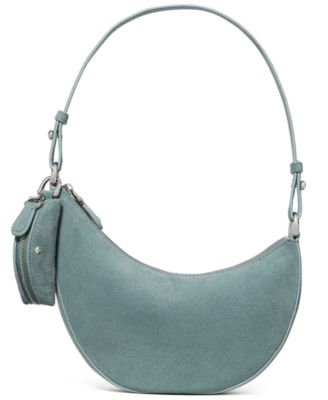 Duo Mini Suede Shoulder Handbag