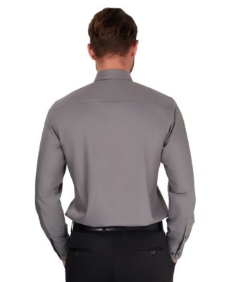 Men's Herringbone Long-Sleeve Dress Shirt