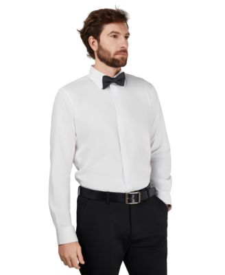 Men's Slim-Fit Spread-Collar Shirt