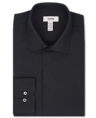 Alfani Men's Slim-Fit Spread-Collar Shirt - Blue - Casual shirts
