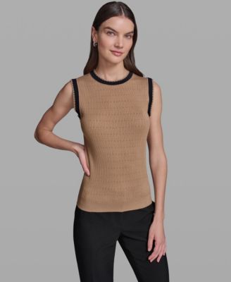 Women's Crewneck Sleeveless Sweater