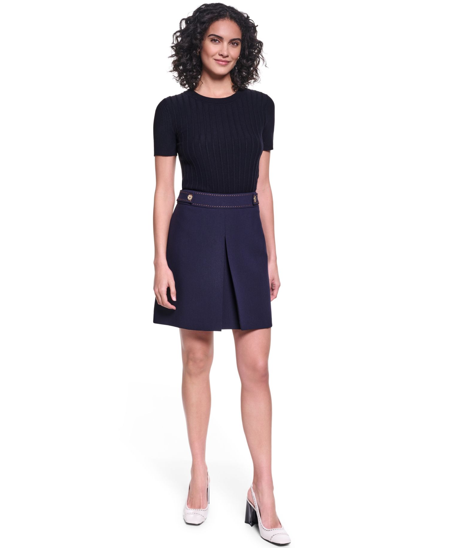 Women's Invisible Zipper Mini Skirt