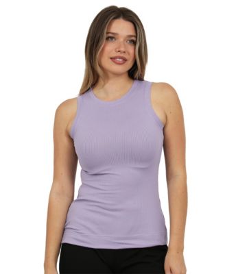 Women's Ribbed Knit Sleeveless Tank Top