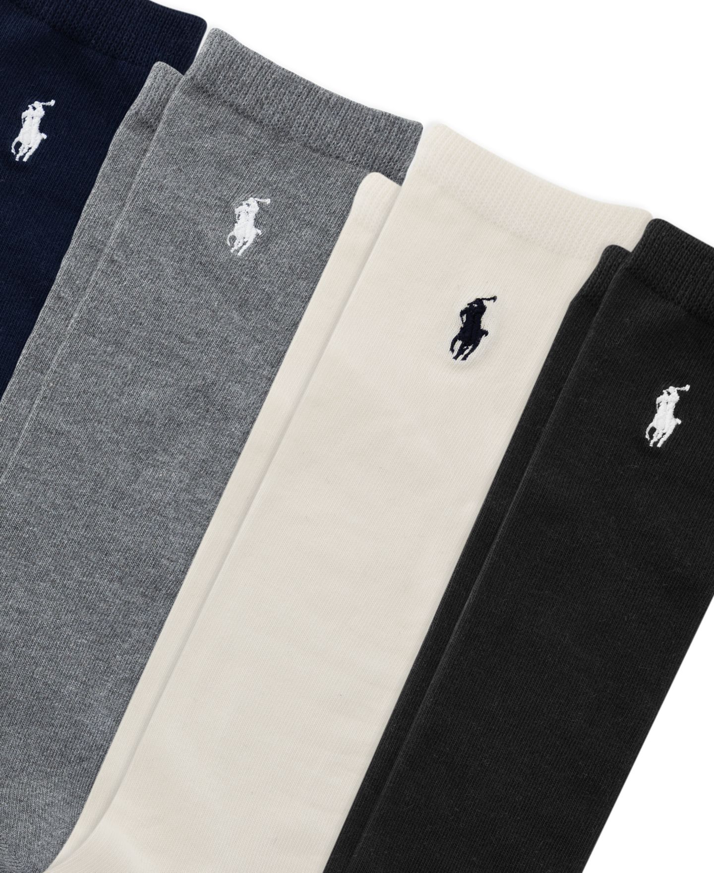 Носки Bonus, высокие — Polo Ralph Lauren, цвет: Чёрный / Белый — фото 3
