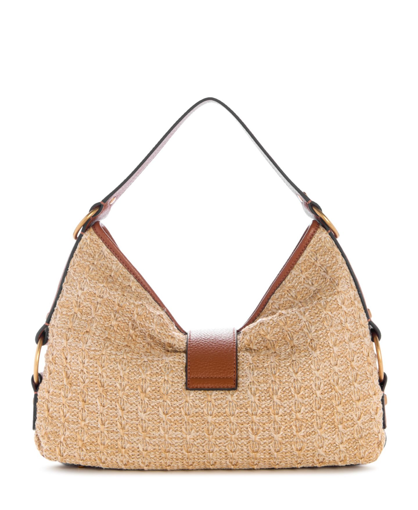 Женская сумка GUESS Camden Shoulder Handbag, цвет: Коричневый / Натуральный — фото 2