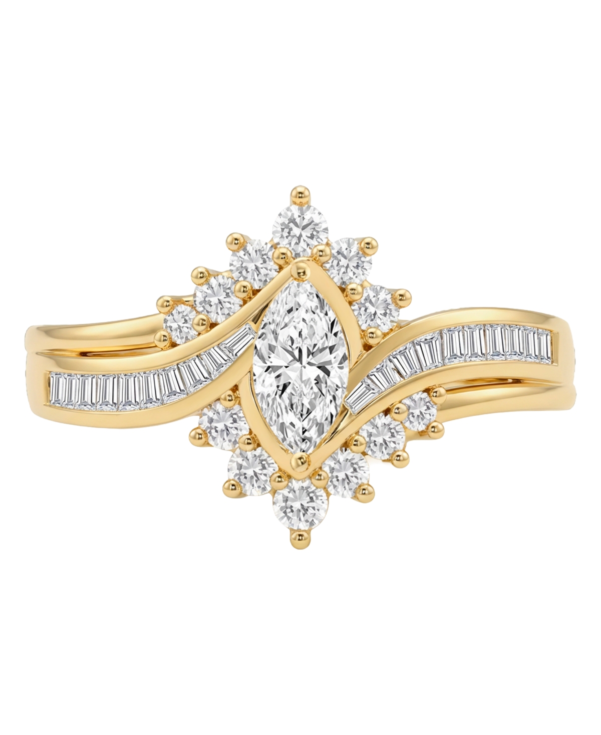Macy's Diamond (3/4 ct. t.w.) Ring in 14k Yellow Gold