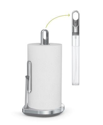 Tension Arm Kitchen Paper Towel Holder with Spray