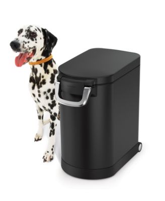 Medium Pet Food Can, Storage Container with Magnetic Scoop