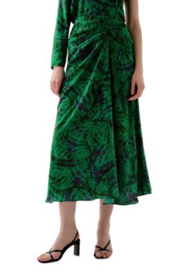 Women's Fire Print Skirt