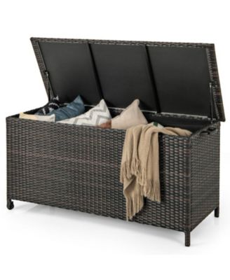 85 Gallon Storage Container with Waterproof Liner and Universal Wheels