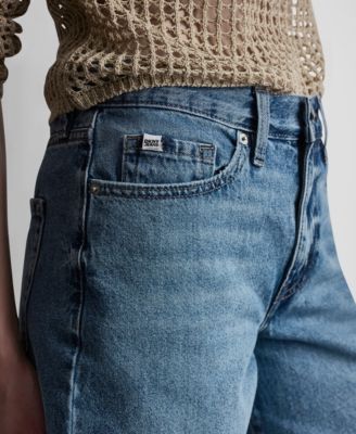 Women's Mid Rise Denim Bermuda Shorts