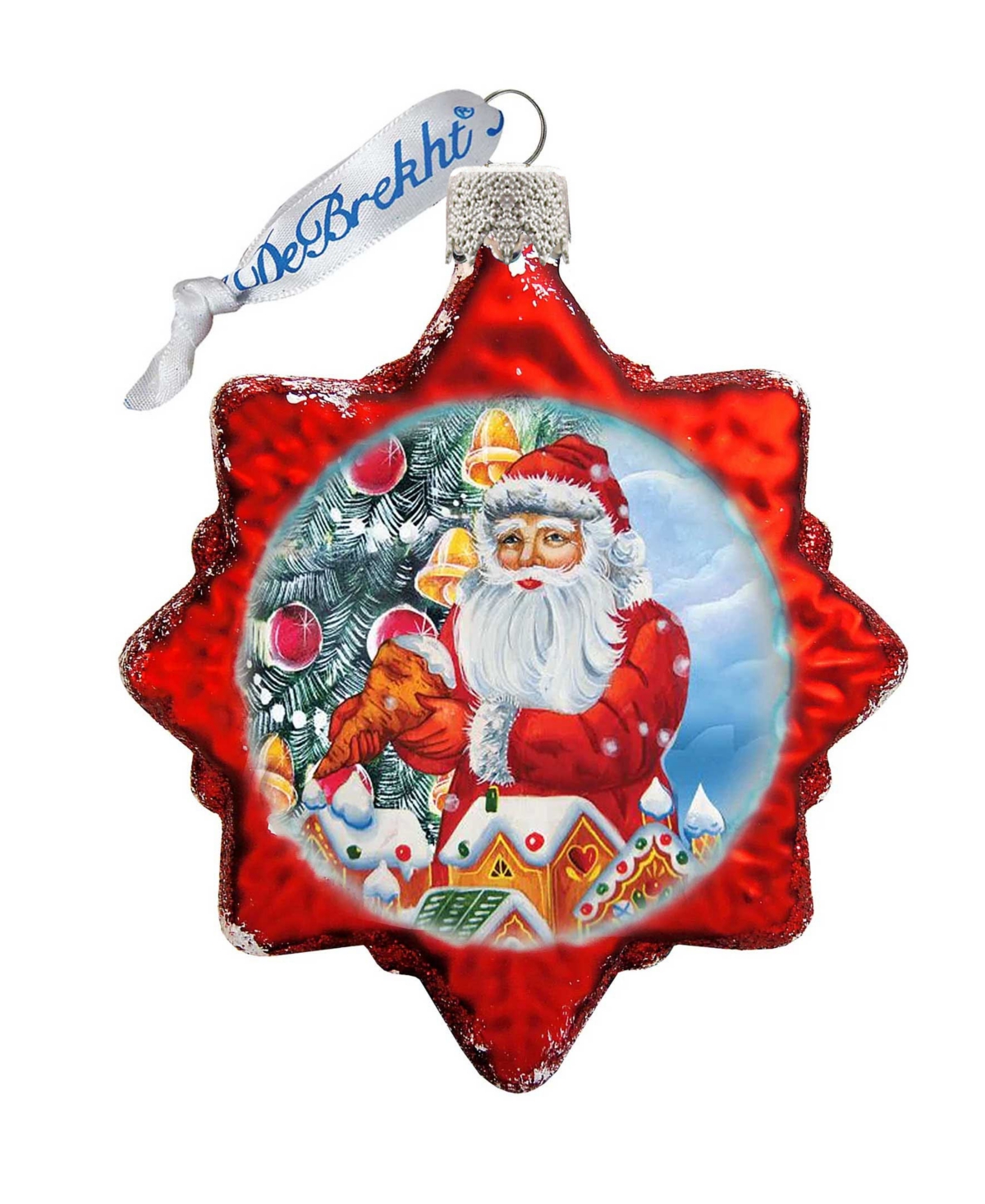 G.DeBrekht Christmas Gifts Set of 3 Glass Ornaments