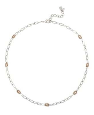 Robert Lee Morris Soho Two-Tone Paper Clip Chain Necklace - Two-Tone 44$