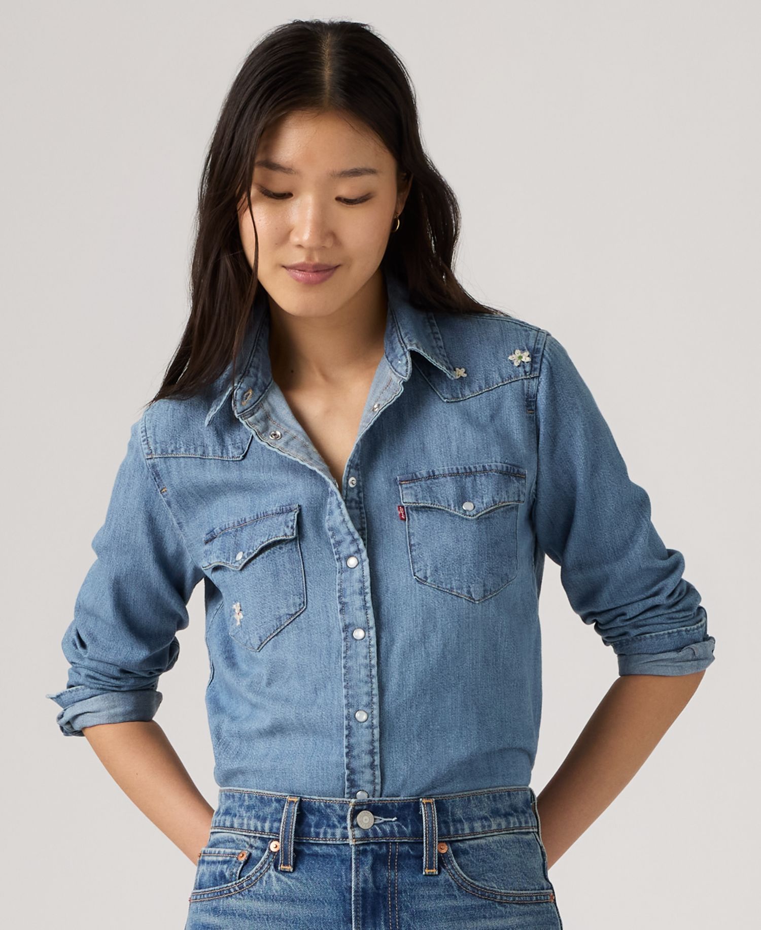 Women's The Ultimate Western Cotton Denim Shirt