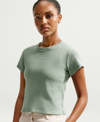 Sportswear Women's Tight Ribbed Short-Sleeve T-Shirt