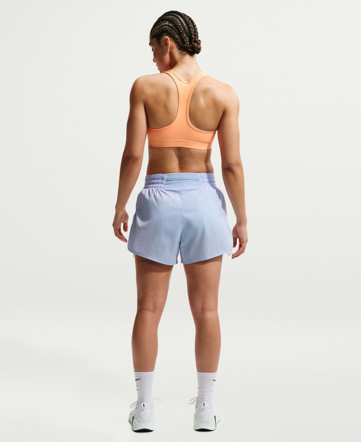 Nike One Women's Dri-Fit Brief-Lined High-Waist Shorts
