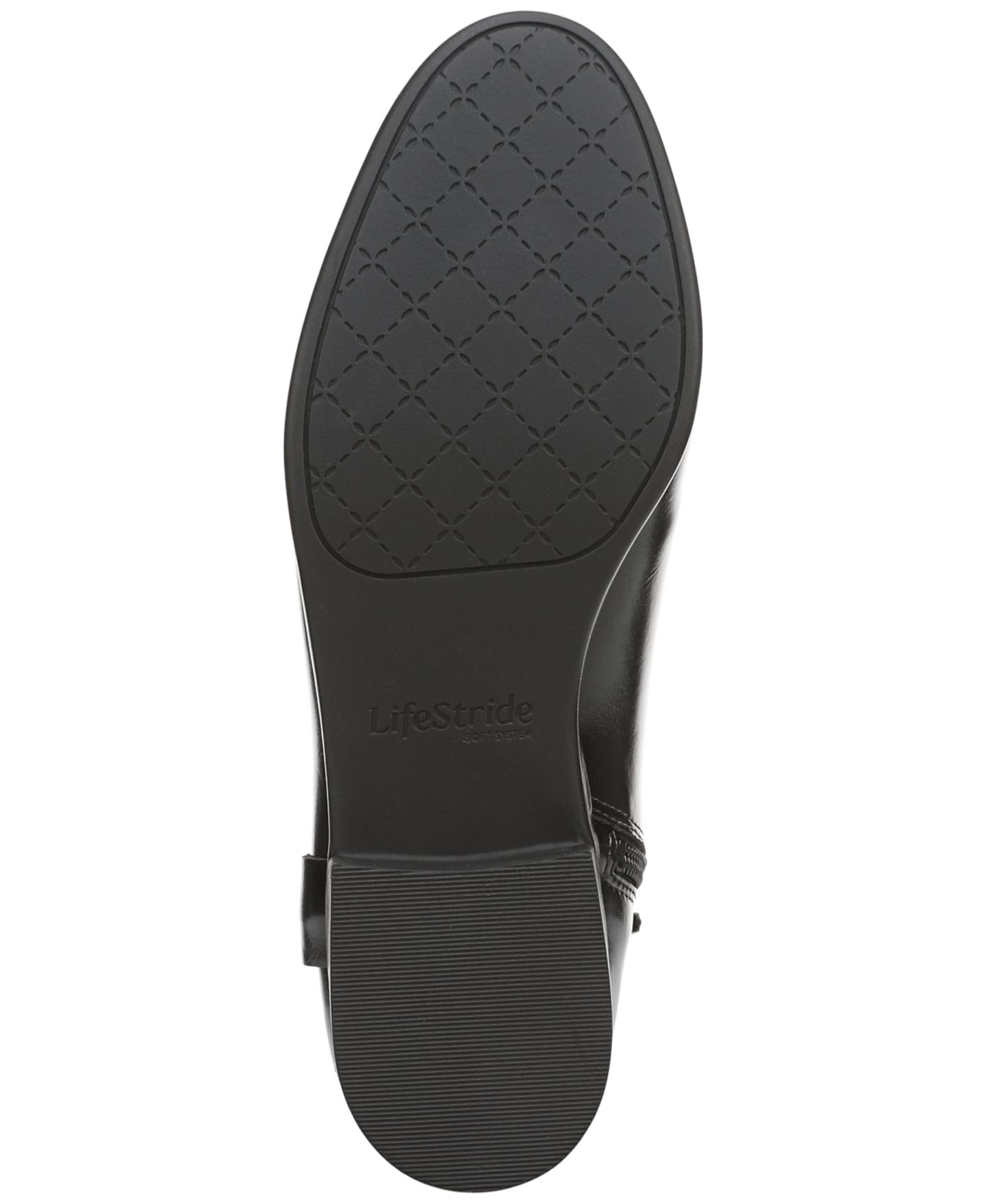 Женские ботинки LifeStride Simona Zip Short Booties, цвет: Чёрный искусственная лаковая кожа — фото 5