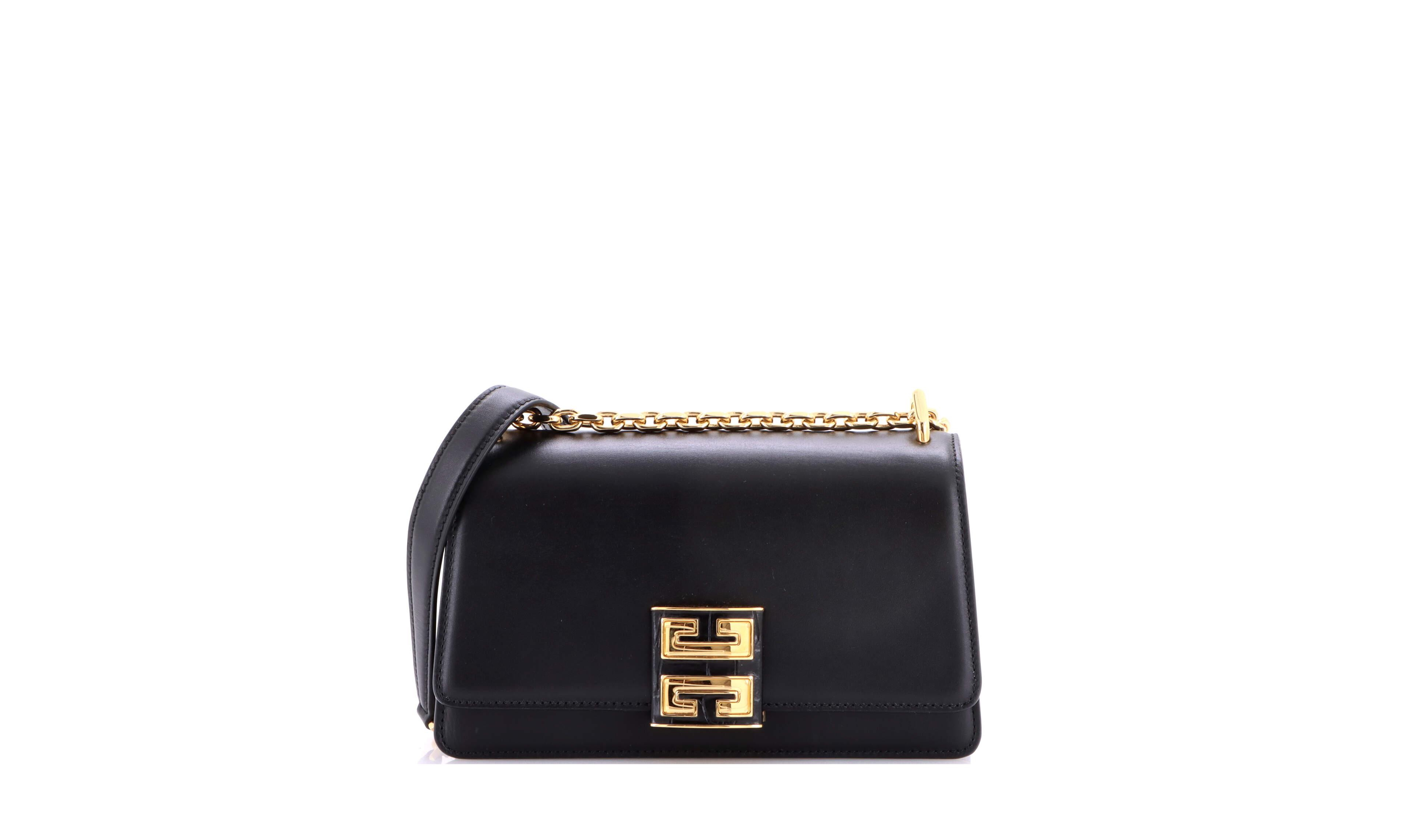 Pre-Owned Givenchy Small 4G Cube Chain Top Handle Bag Leather