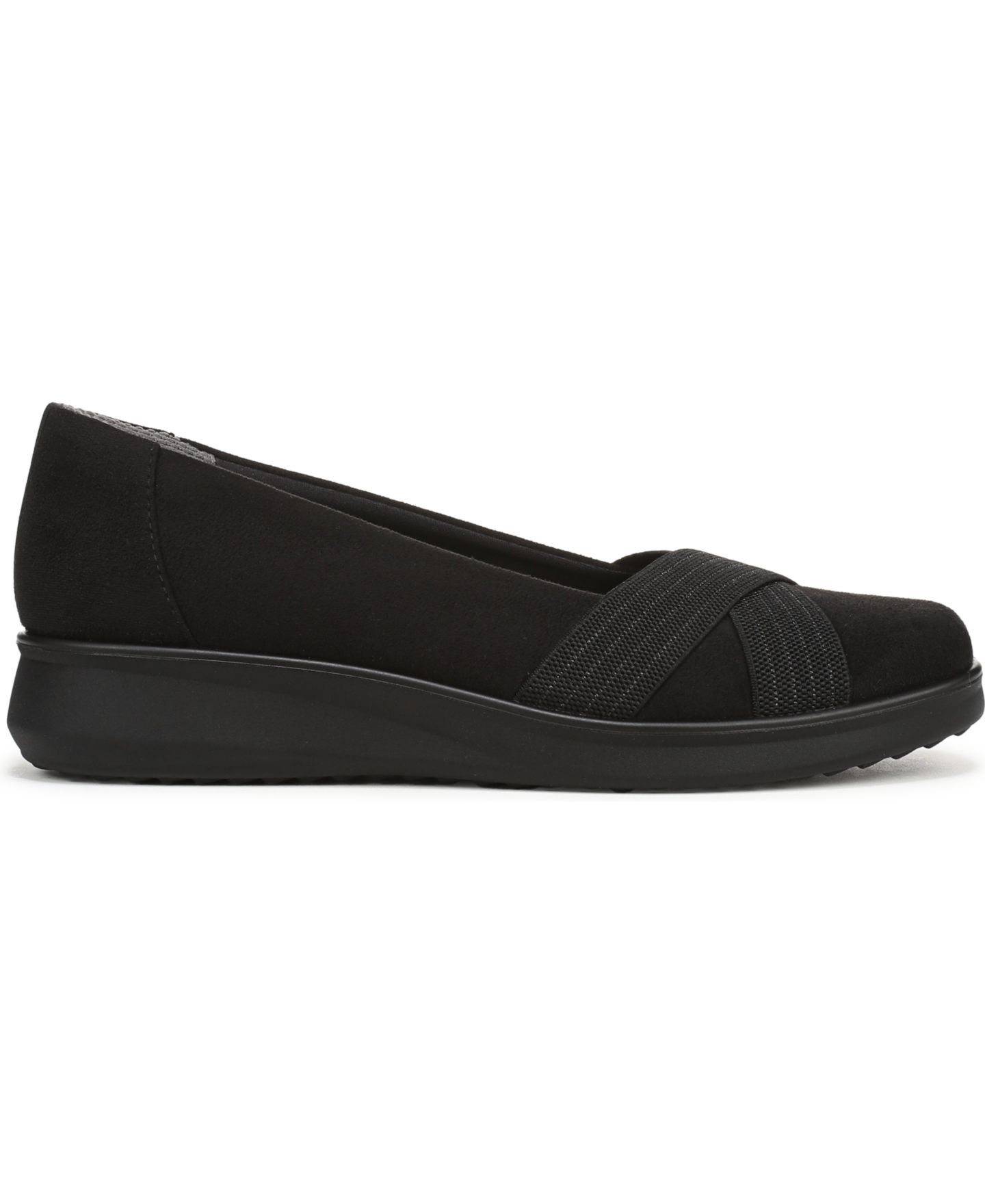 Женские балетки LifeStride Fairleigh Slip-On Flats, цвет: Чёрный — фото 2