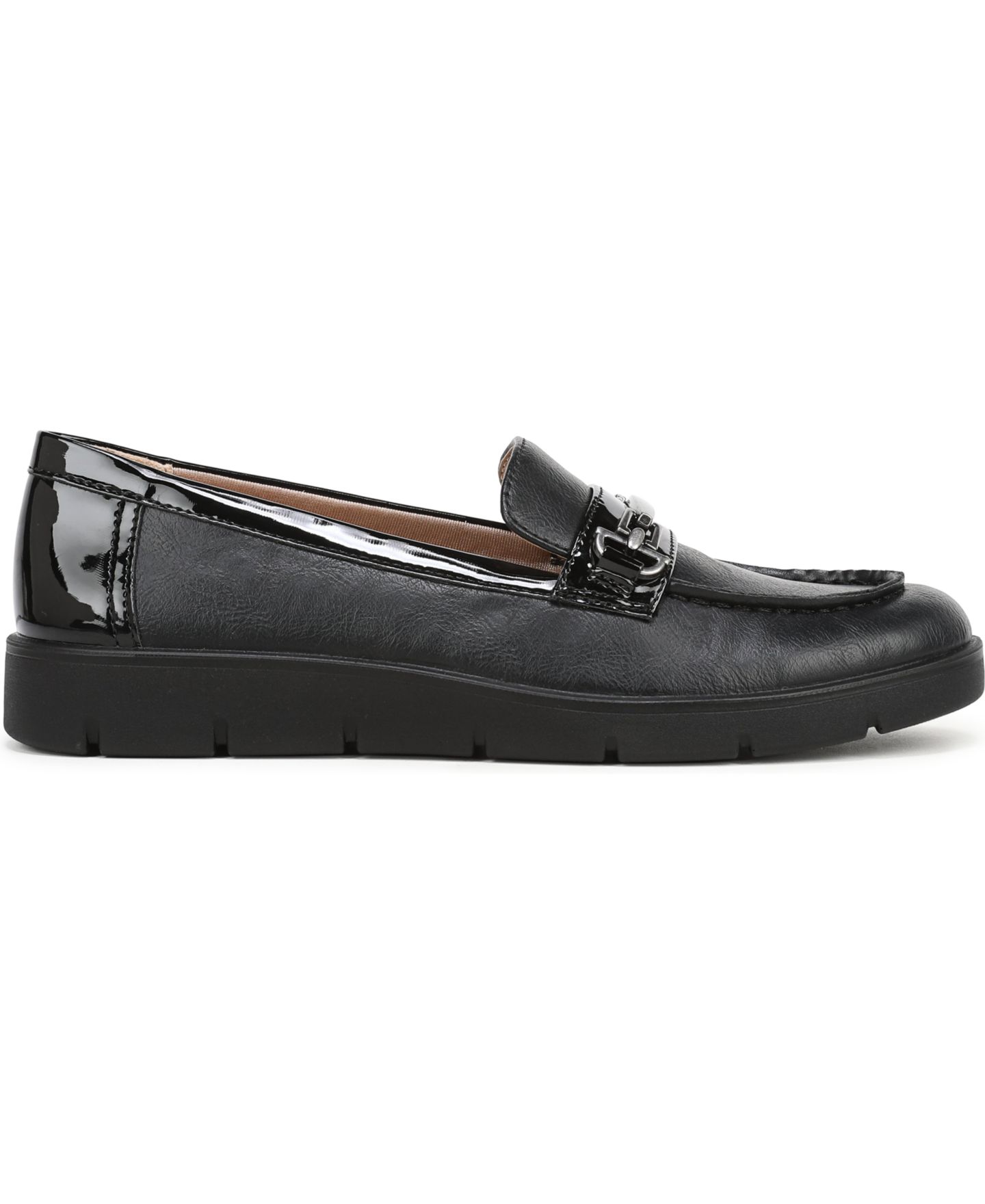 Женские туфли LifeStride Vineyard Bit Slip-On, цвет: Чёрная искусственная кожа — фото 2