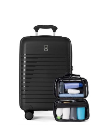 Optima Carry-On Expandable Spinner and Toiletry Kit