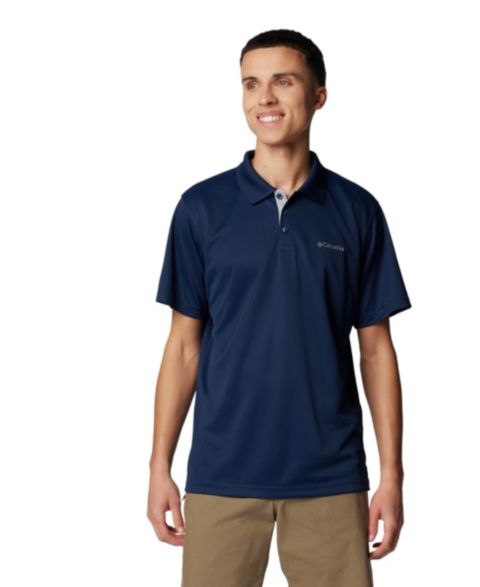 Мужское поло Columbia Utilizer Polo Shirt, цвет: Тёмно-синий