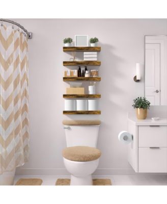 3 Pack 16 Inch  Floating Shelves - for Bedroom, Kitchen, Living Room, Office