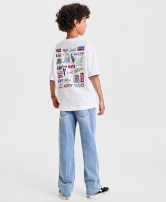 Boys 8-20 Heritage Logos Tee & 514™ Straight On The Move Jeans