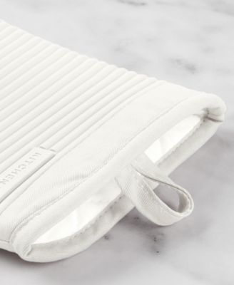 Ribbed Soft Silicone 2-Pc. Oven Mitt Set