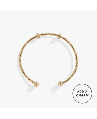 French Rope Charm Bracelet Cuff