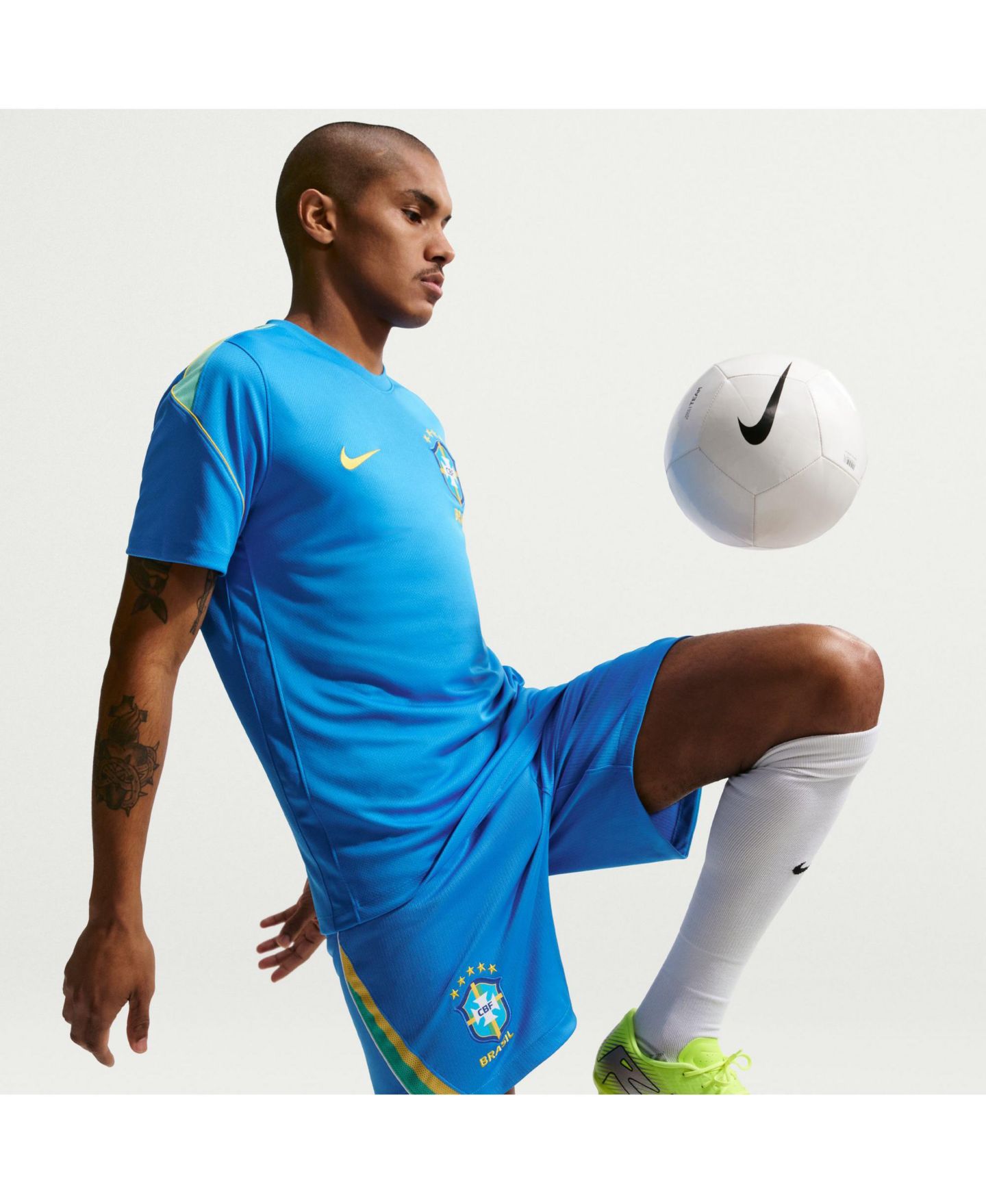 Мужские шорты Nike Blue Brazil National Team 2026 Home Stadium Replica — фото 5