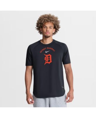 Men's Navy Detroit Tigers Authentic Collection Batting Practice Pre-Game Raglan Dri-FIT T-Shirt