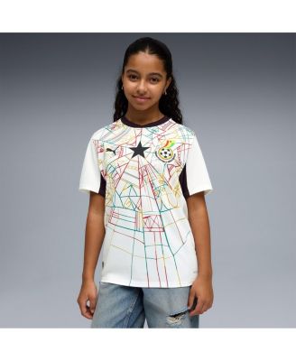 Big Boys and Girls White Ghana National Team 2026 Home Replica Jersey