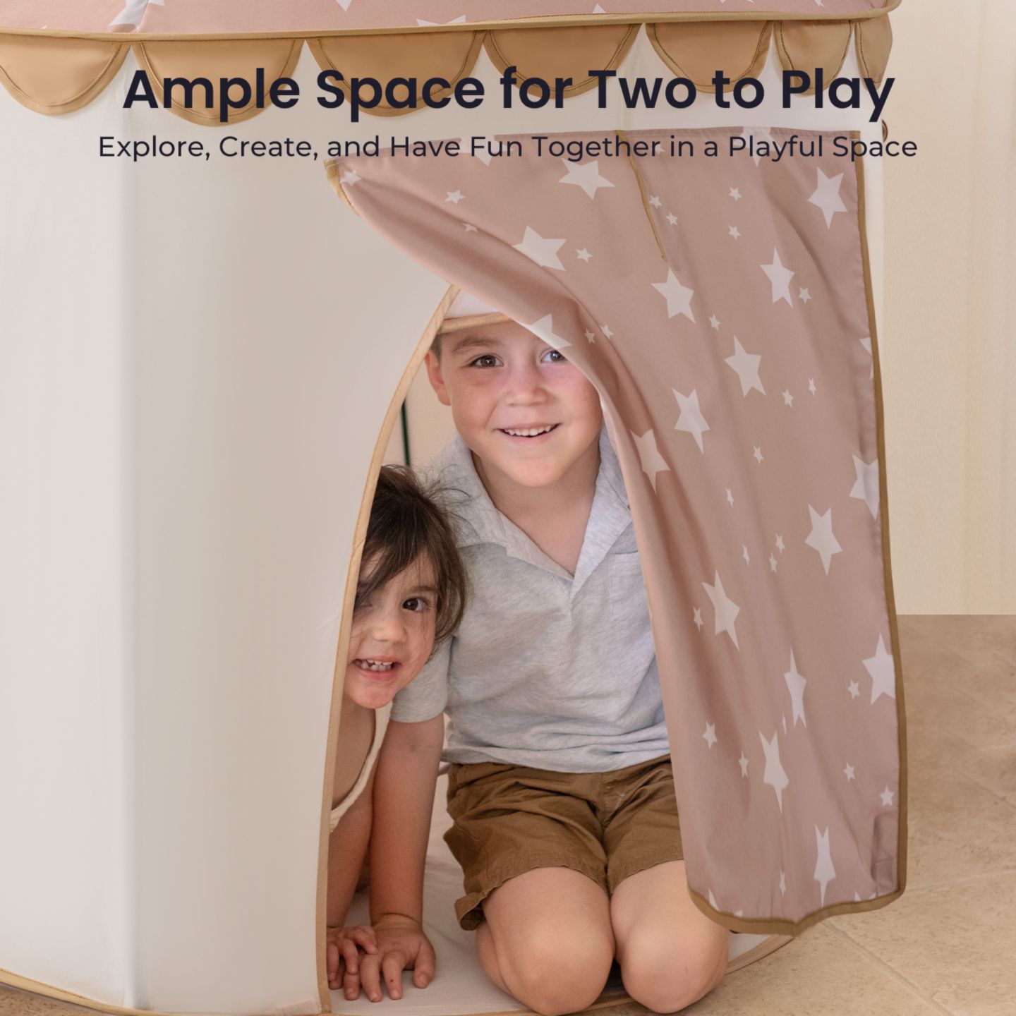 Детская игрушка Tiny Land Starry Indoor Play Tent, Ages 2+ — фото 8