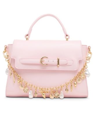 Shell Small Magnetic Snap Satchel Handbag