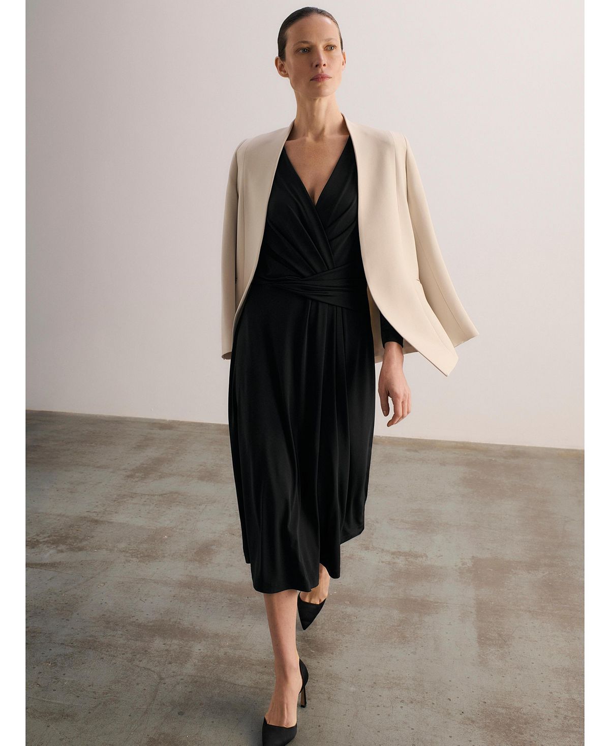 The Fold Women's Auletta Jersey Dress view 6 — MAYCSS fashion products