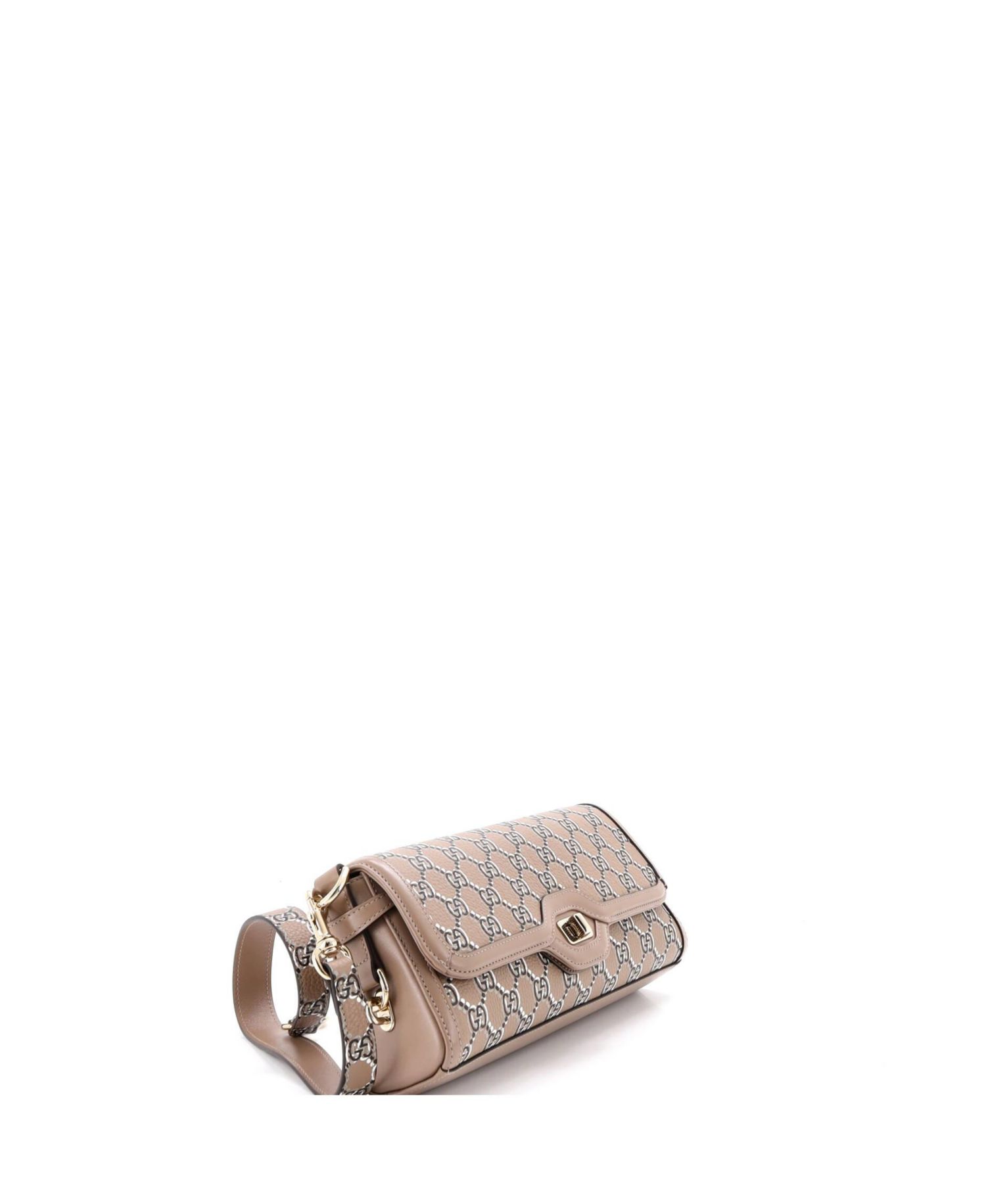 Small Luce Shoulder Bag Optical GG Printed Leather