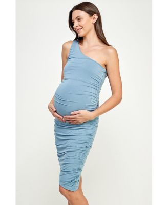 princess polly baby blue dress Maternity Short Sleeve Asymmetric Dresses for Women for sale