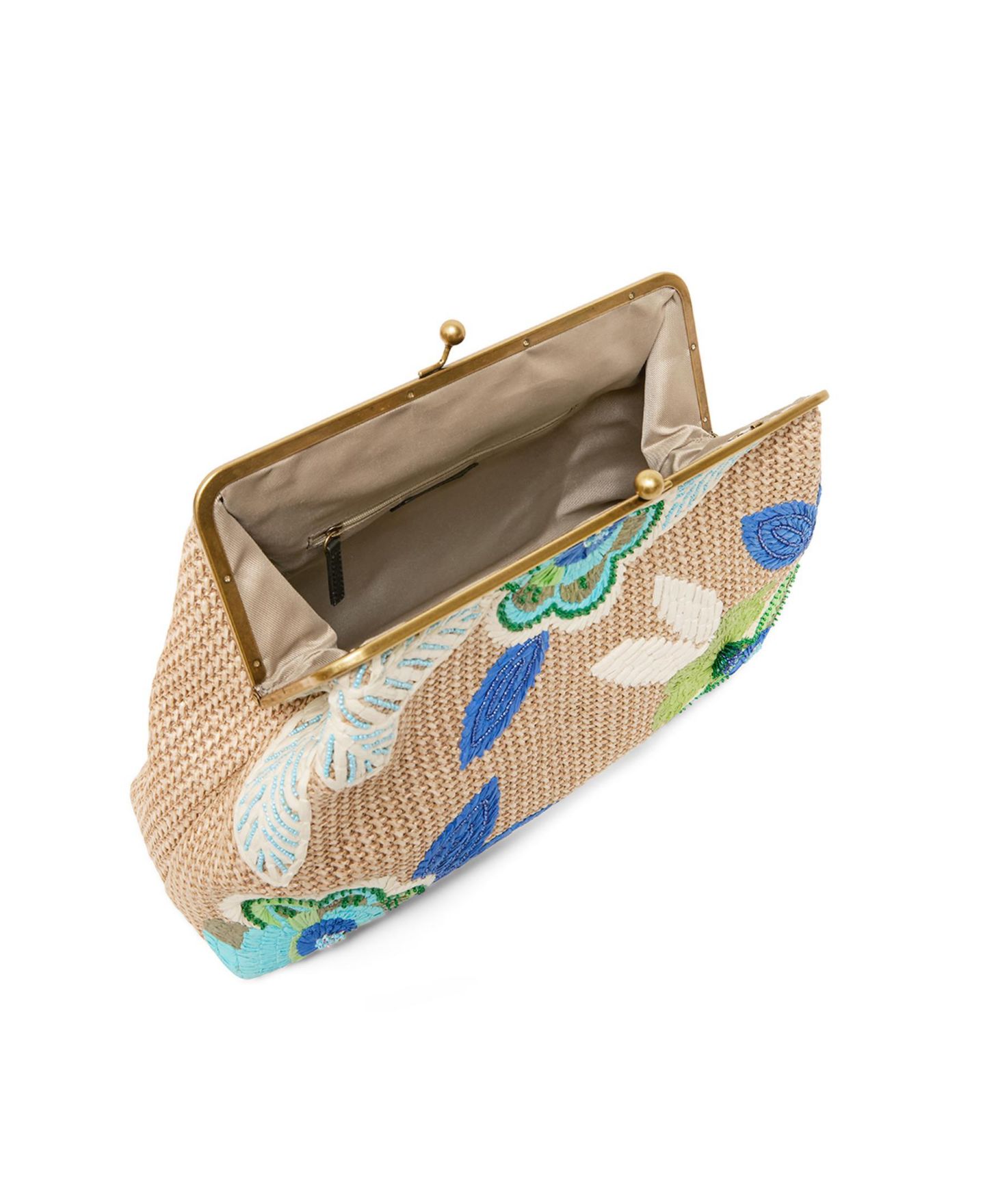 Женский клатч American Leather Co. Grace Oversized Novelty Clutch, цвет: Средний синий — фото 4