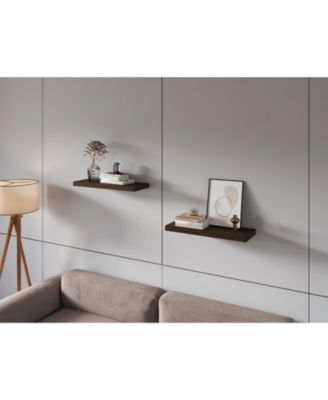 Iva Floating Shelf in Melamine x2