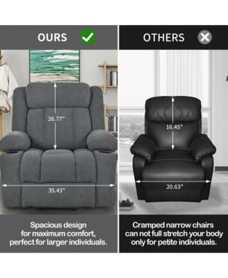 Power Lift Recliner Chair for Elderly, Electric Lift Chair with Extended Footrest & Remote, 330lb Capacity Snowflake Velvet Recliner