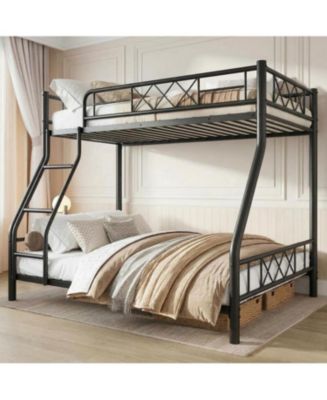 gaomon Bunk Bed Heavy Duty Metal with Ladder and Safety Rails, No Box ...