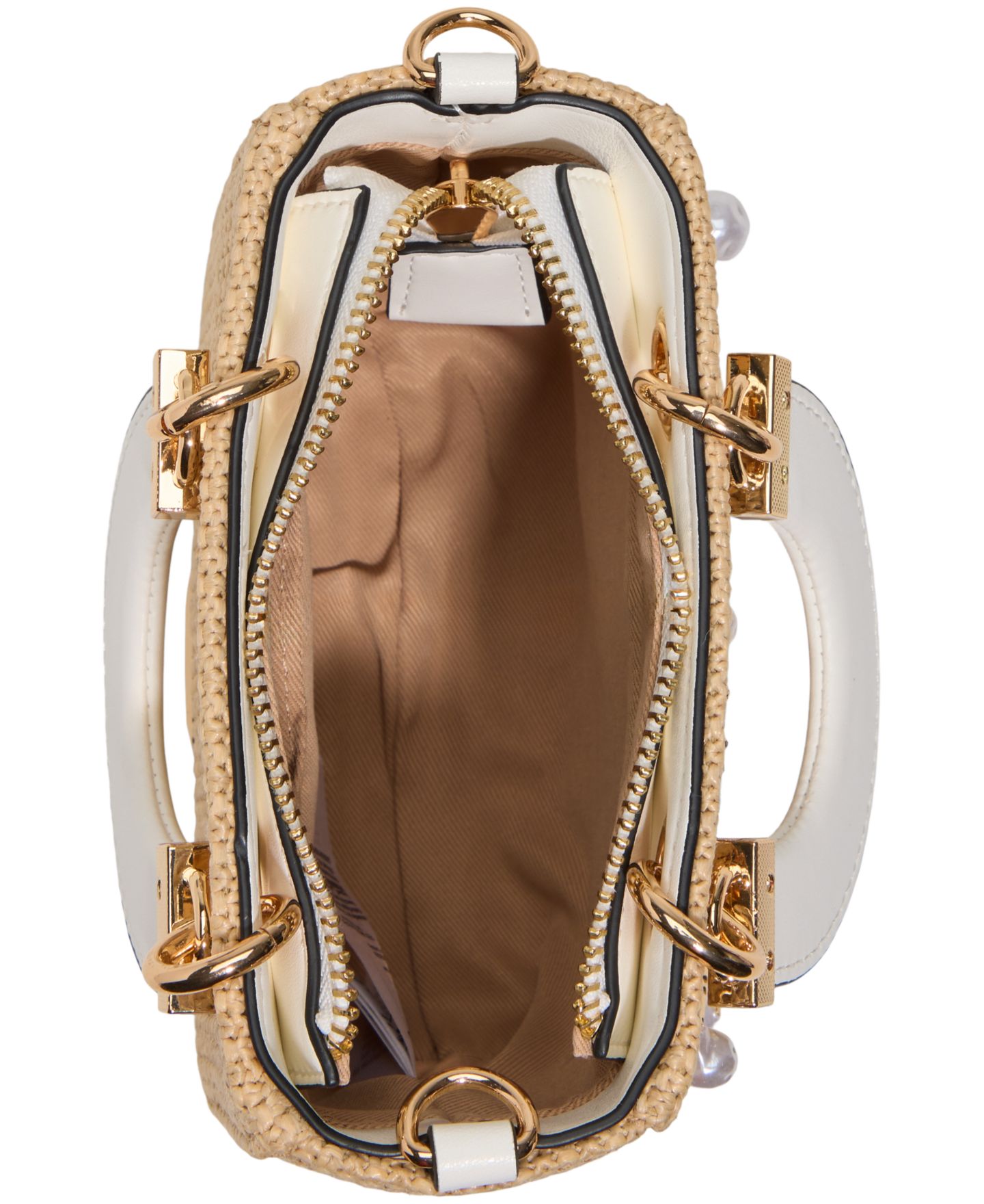 Женская сумка ALDO Seashellminiix Mini Satchel Handbag, цвет: Натуральный — фото 4