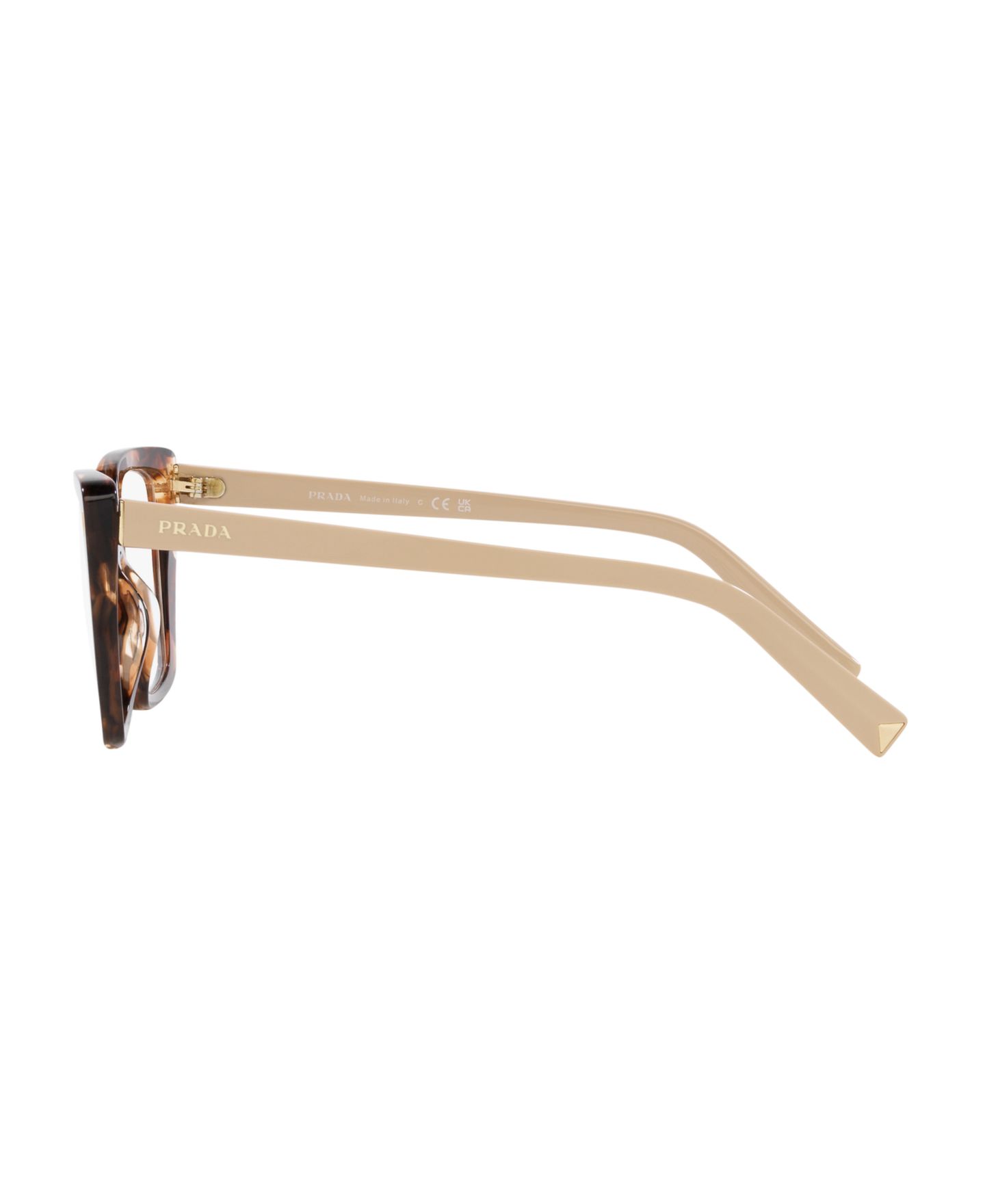 Женские очки Prada Square Eyeglasses, PR 16ZV, цвет: Карамельный черепаховый — фото 3