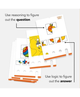 Logic! CASE Starter Set - Brain Teaser Puzzles and Car Games for Kids Ages 4-8, A Handheld Game to Develop Critical Thinking for Kids