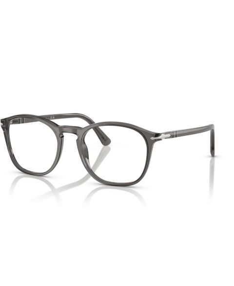 Мужские очки для зрения Persol PO3007VM квадратные, цвет: Прозрачный серый
