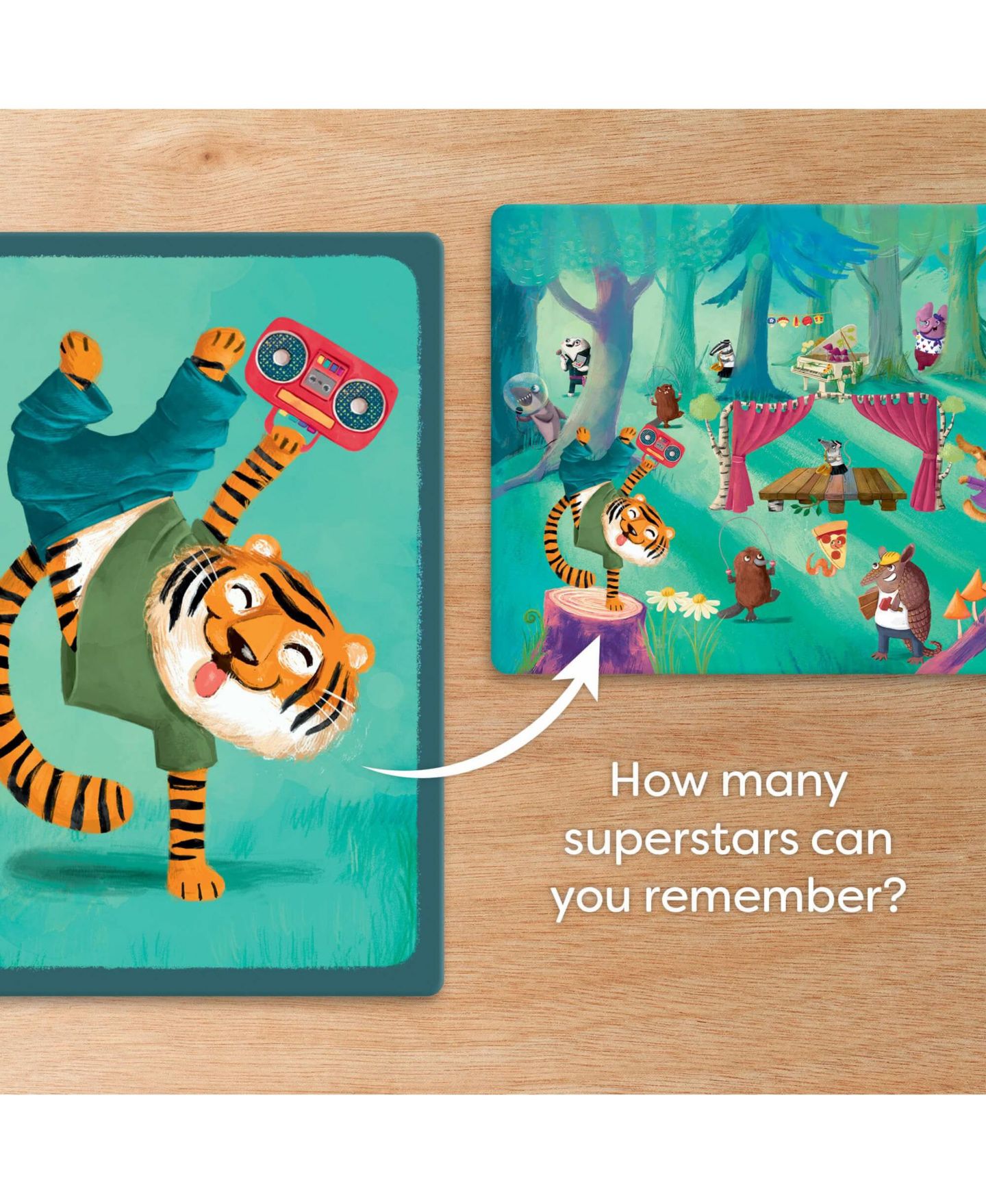 Настольная игра Haba Superstar Forest на память и поиск пар, от 4 лет — фото 2