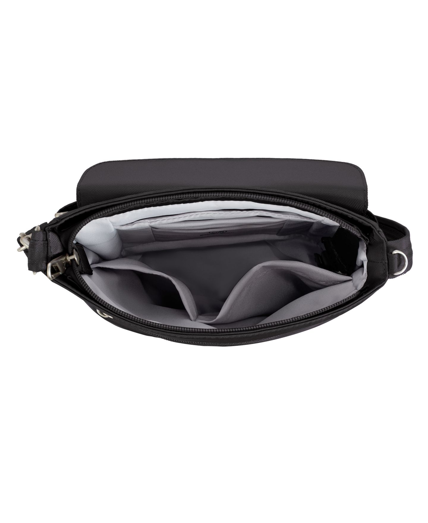Сумка Travelon Anti-Theft Classic Mini Shoulder, цвет: Чёрный — фото 4